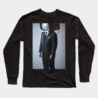 Suit Tube TV Man Long Sleeve T-Shirt